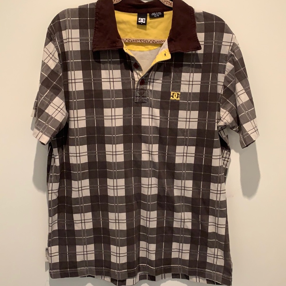 Street style baggy polo tee
